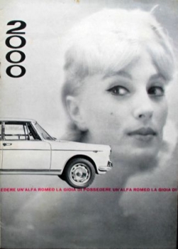 Alfa Romeo 2000 Berlina Modelprogram 1960 Carbrochure (0300)